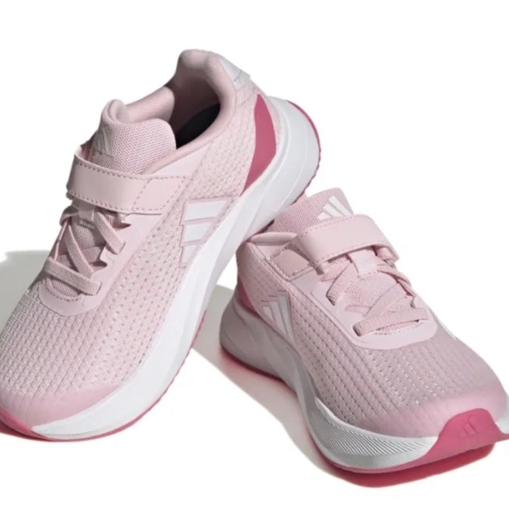 New Adidas IG0713 Duramo sl el k size 7 Running Shoes pink and White